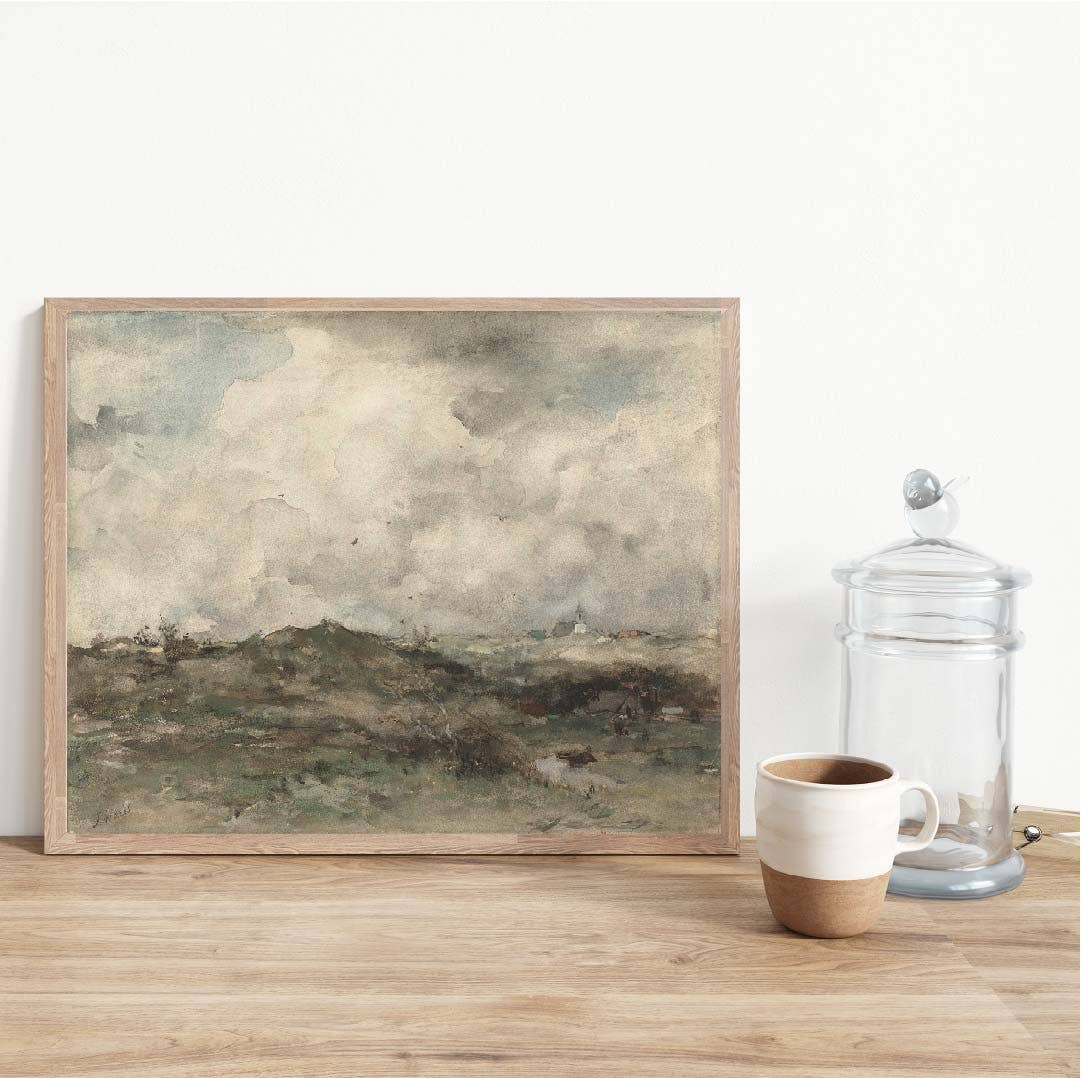 Hills Vintage Art Print