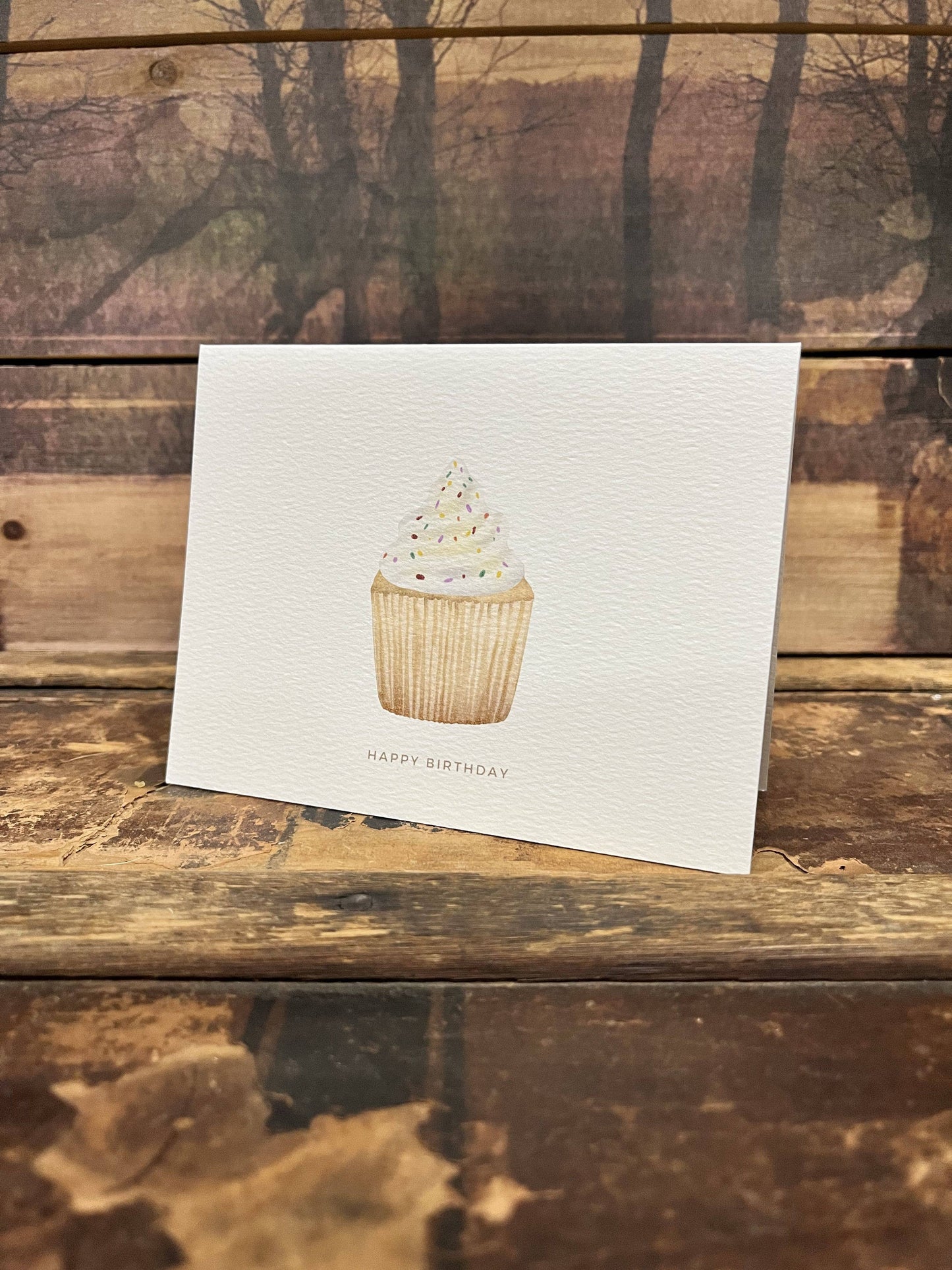 Happy Birthday Cupcake | Birthday Greeting Card
