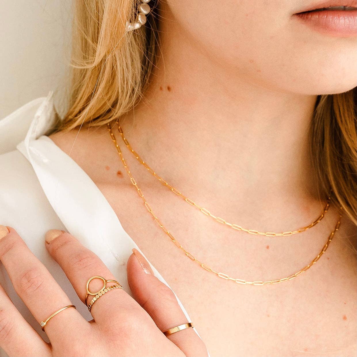 16" Paperclip Chain