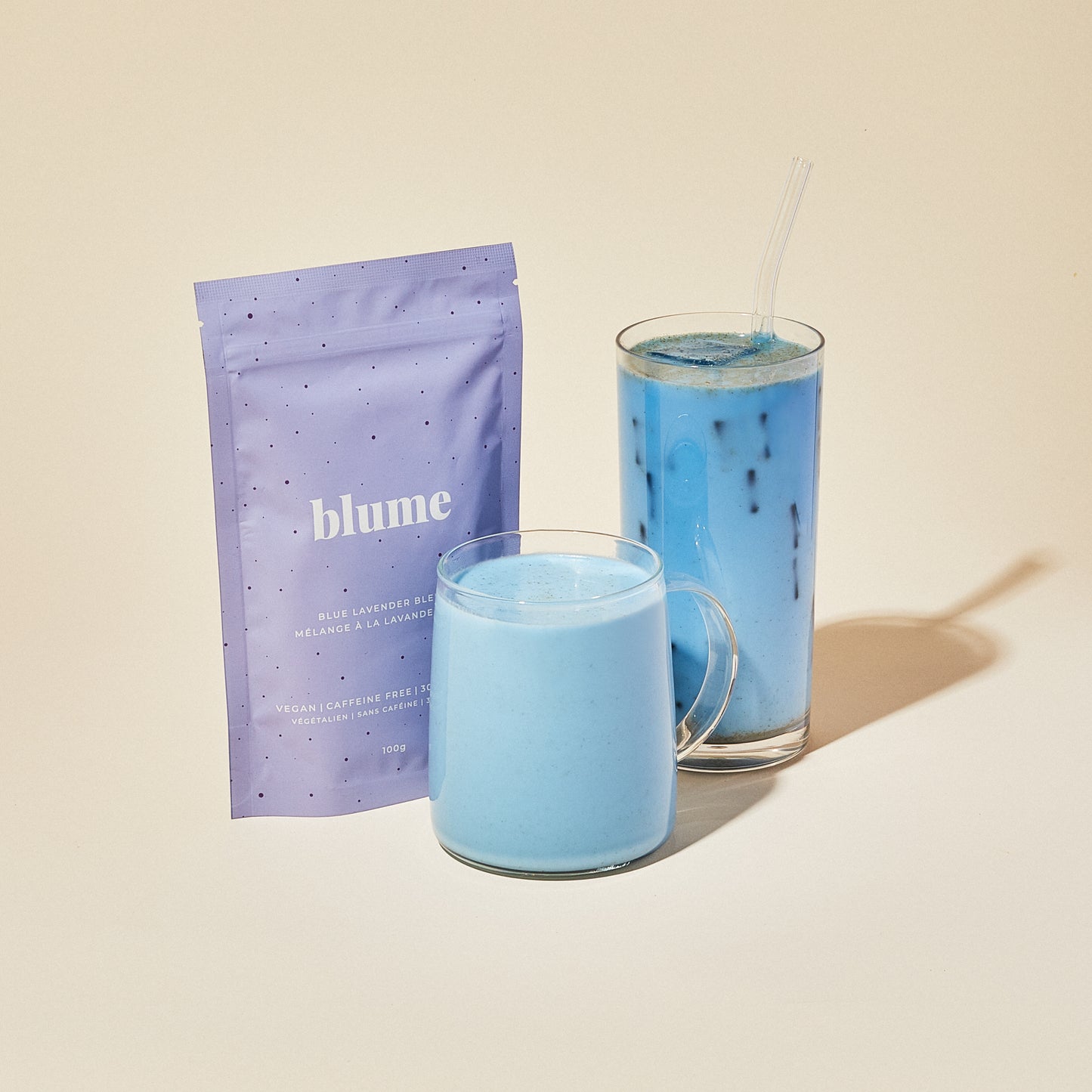 Blume Latte Powder | Blue Lavender
