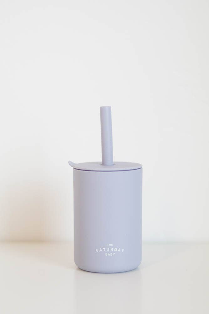 Saturday Silicone Straw Cup