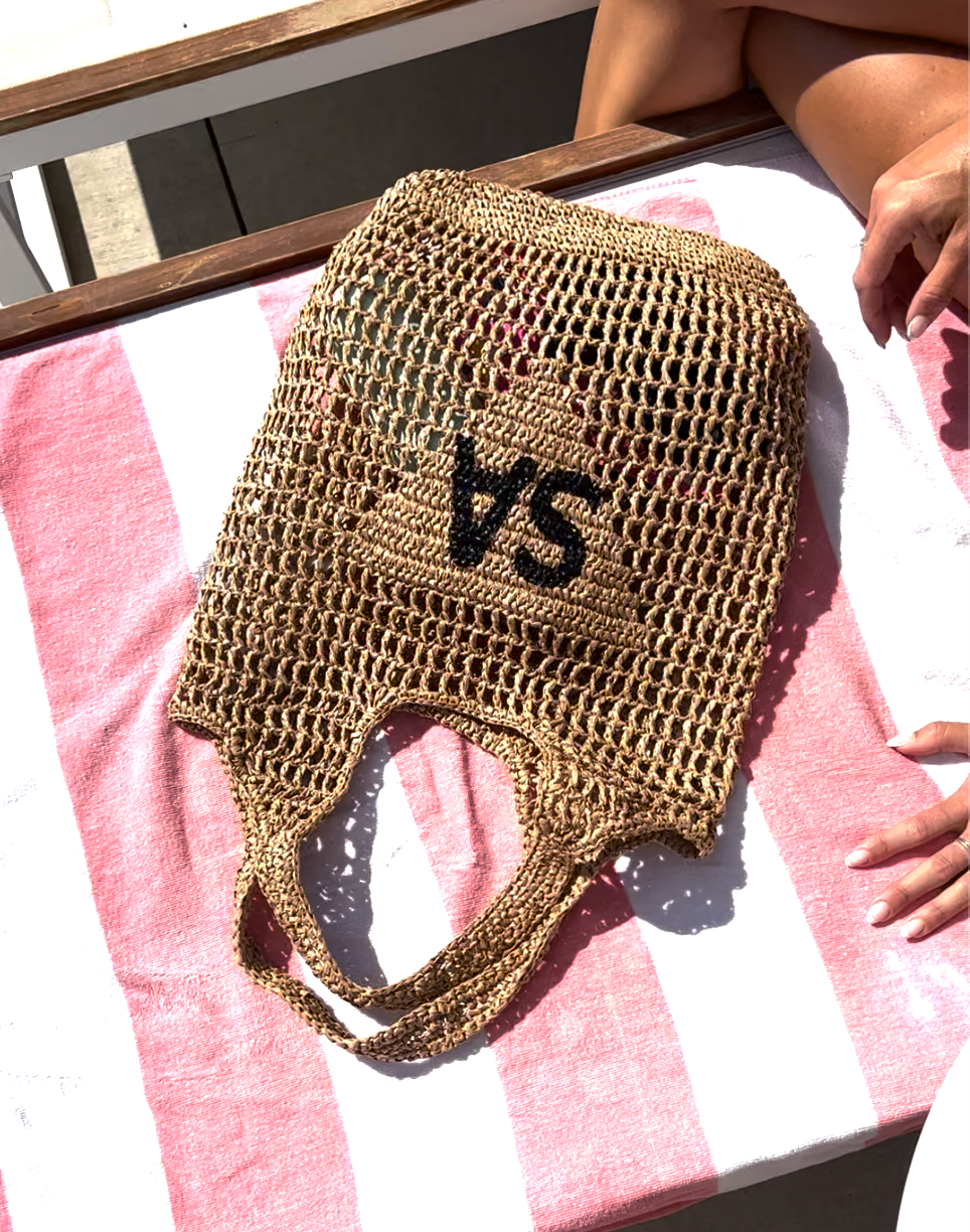 IE Raffia Tote