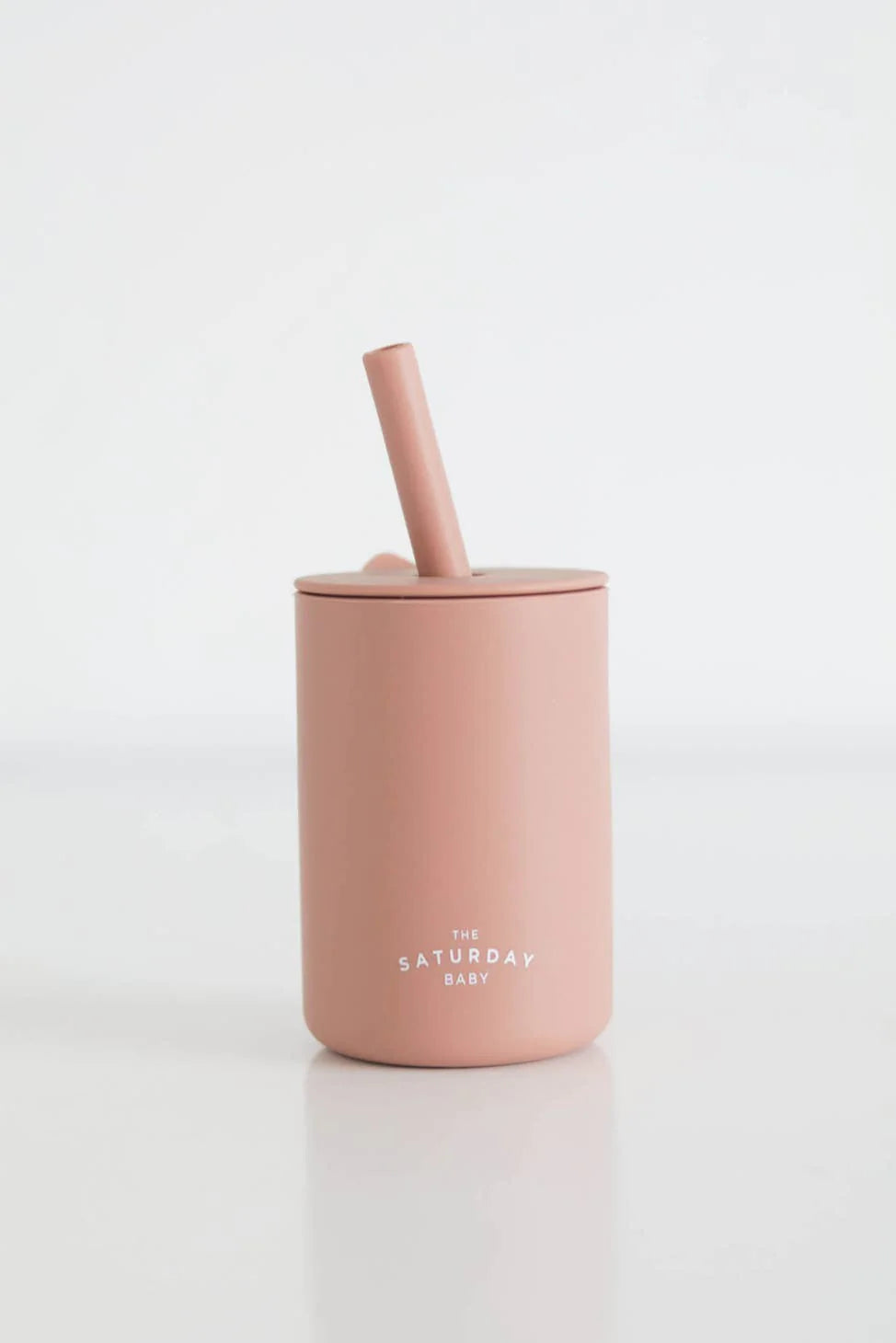 Saturday Silicone Straw Cup