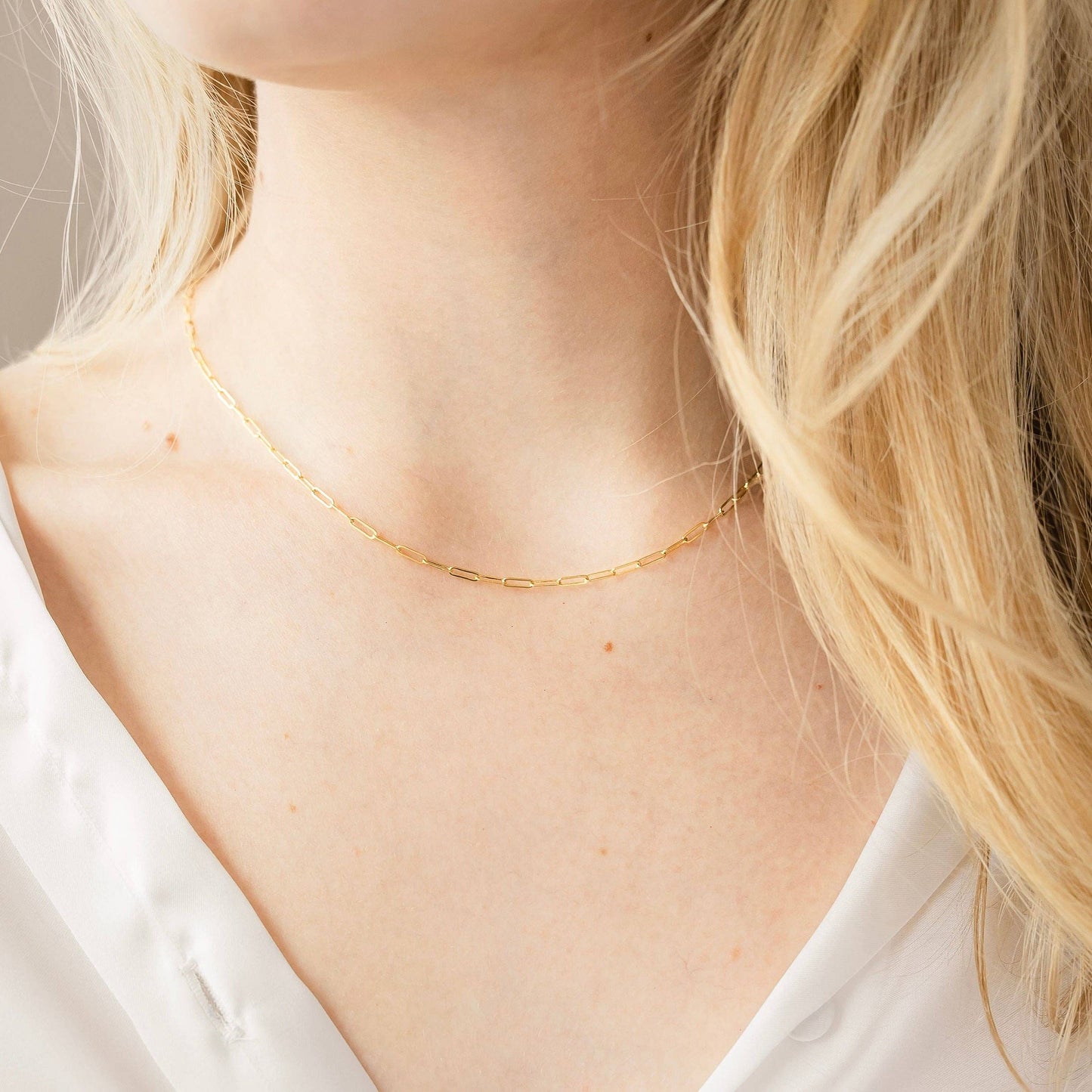 16" Paperclip Chain