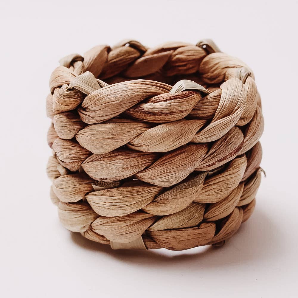 Seagrass Napkin Rings, Set of 6