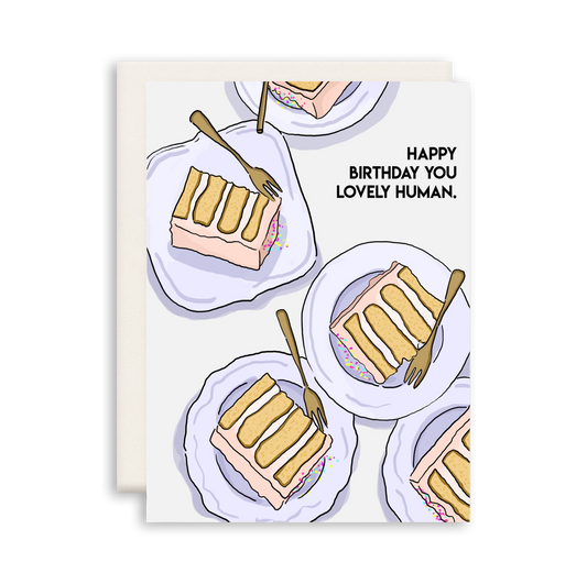 Lovely Human | Birthday Greeting Card