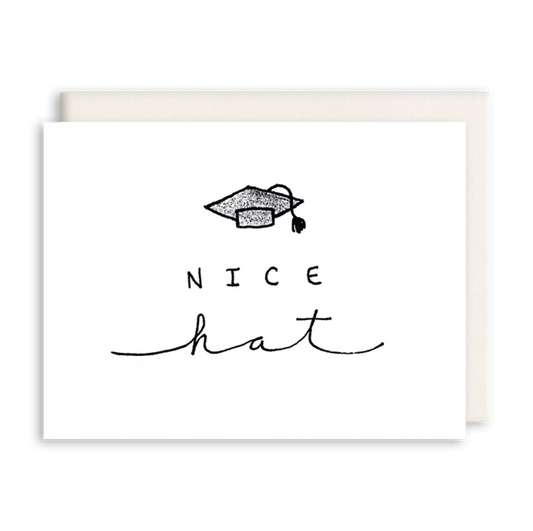 Nice Hat | Graduation Greeting Card