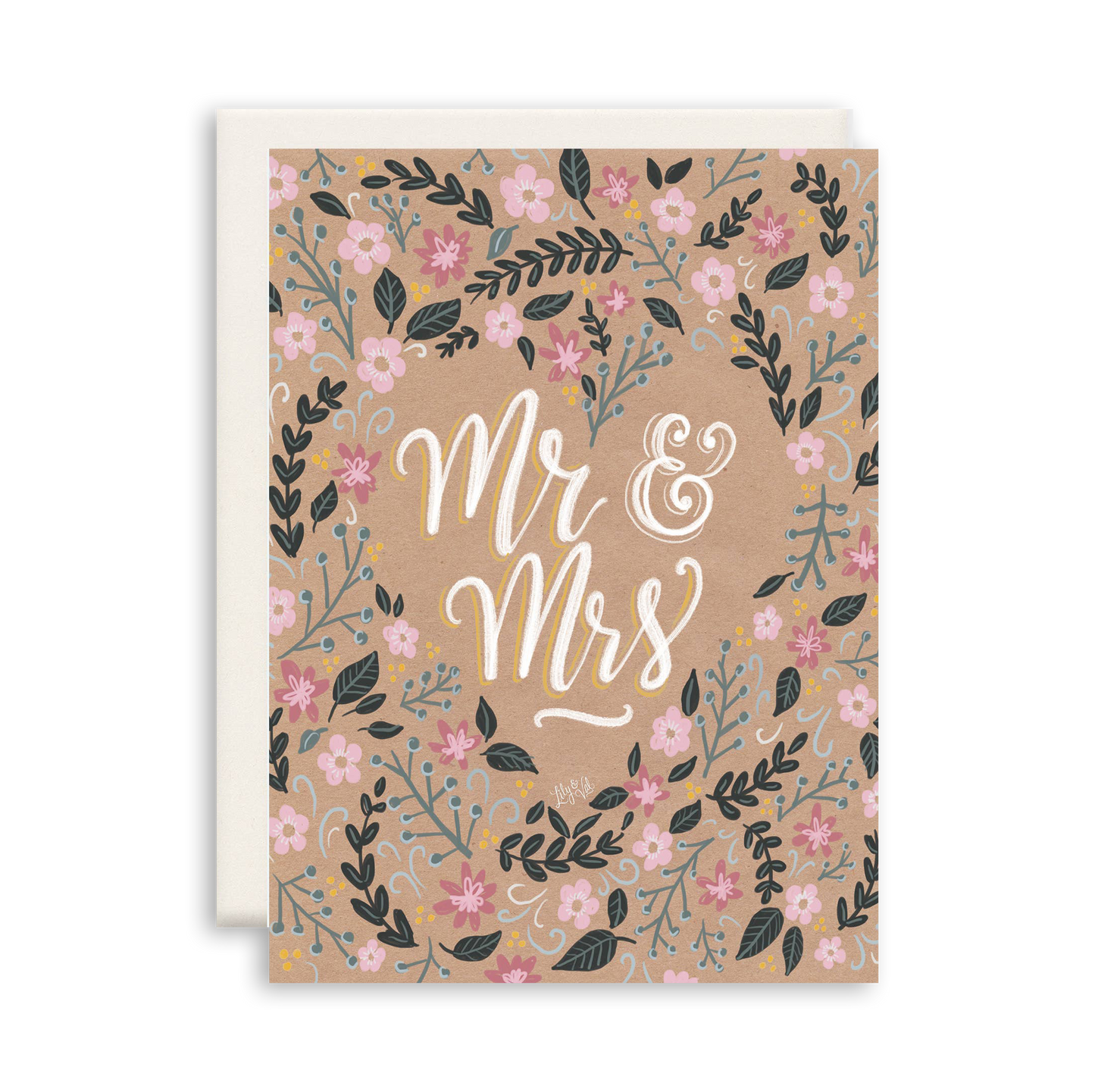 Mr & Mrs | Wedding Greeting Card