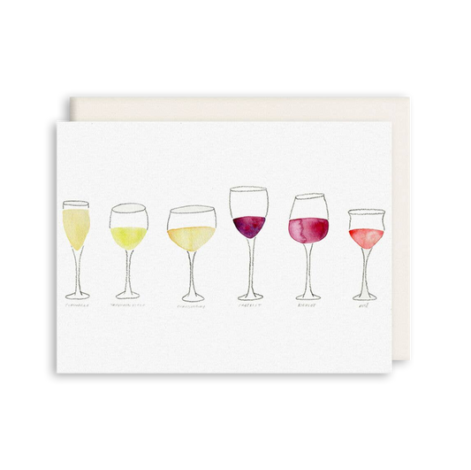 Wine Flight | Greeting Card