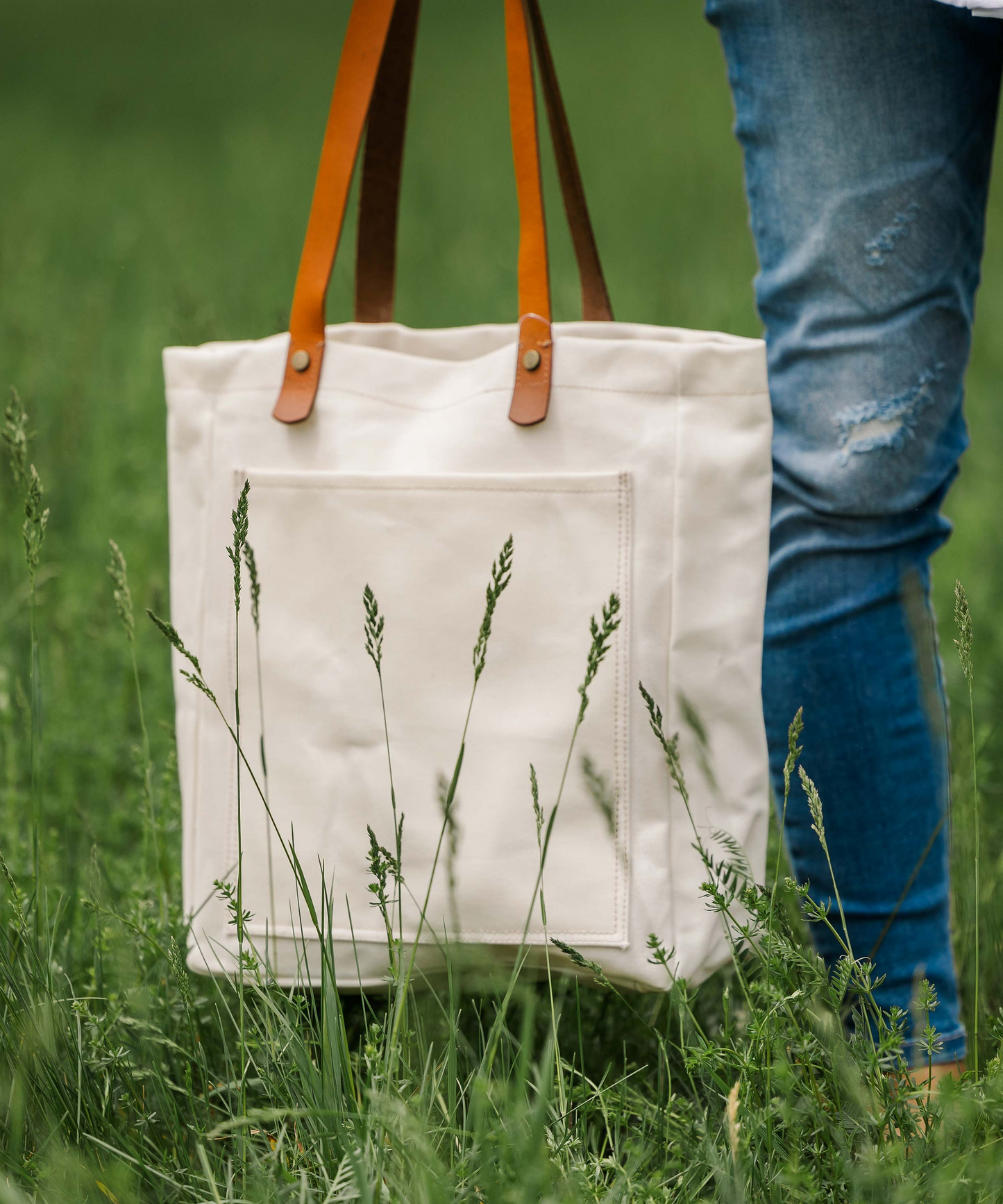 Waxed Canvas Tote